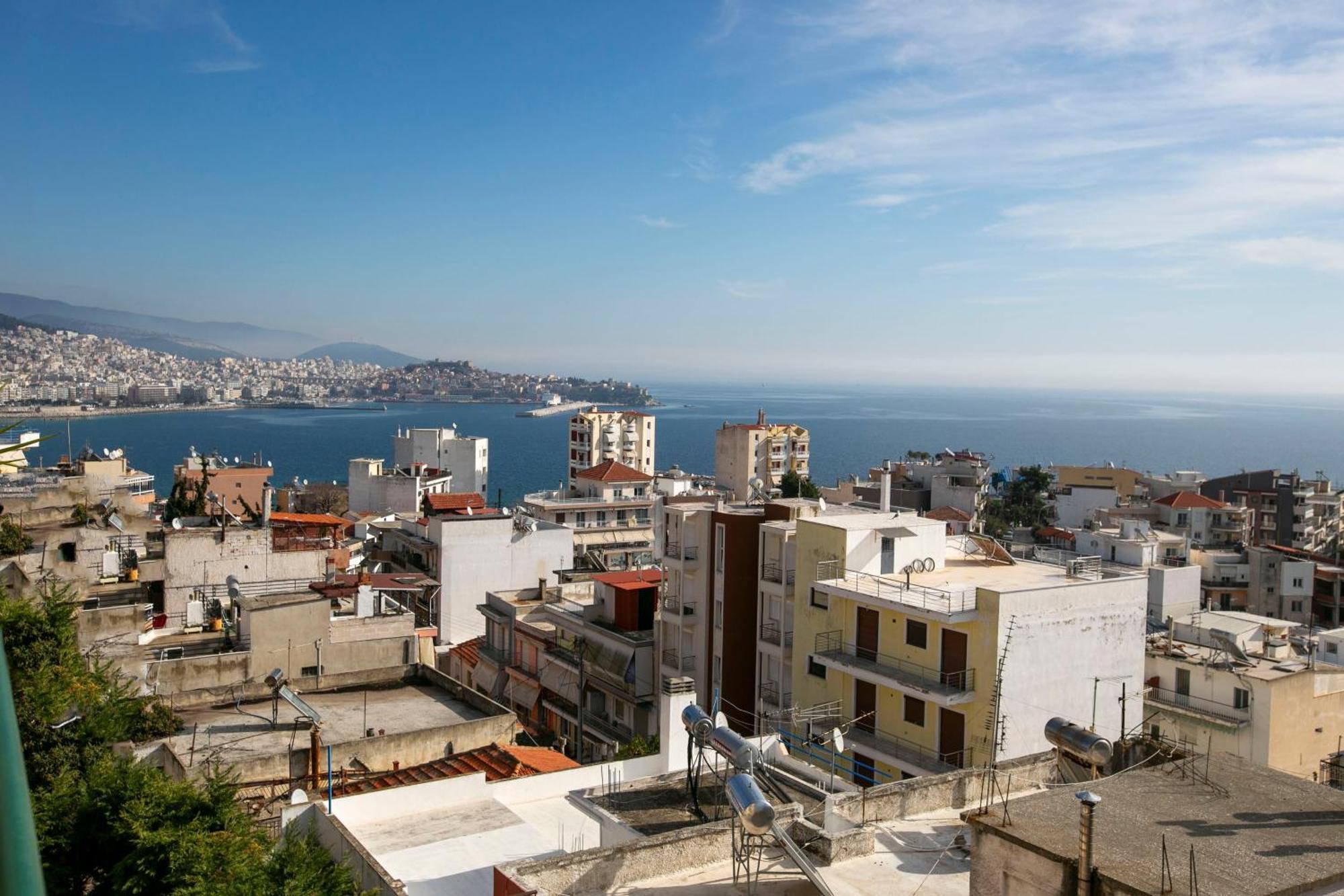 Kathys Sea View Apartment Kavala Dış mekan fotoğraf