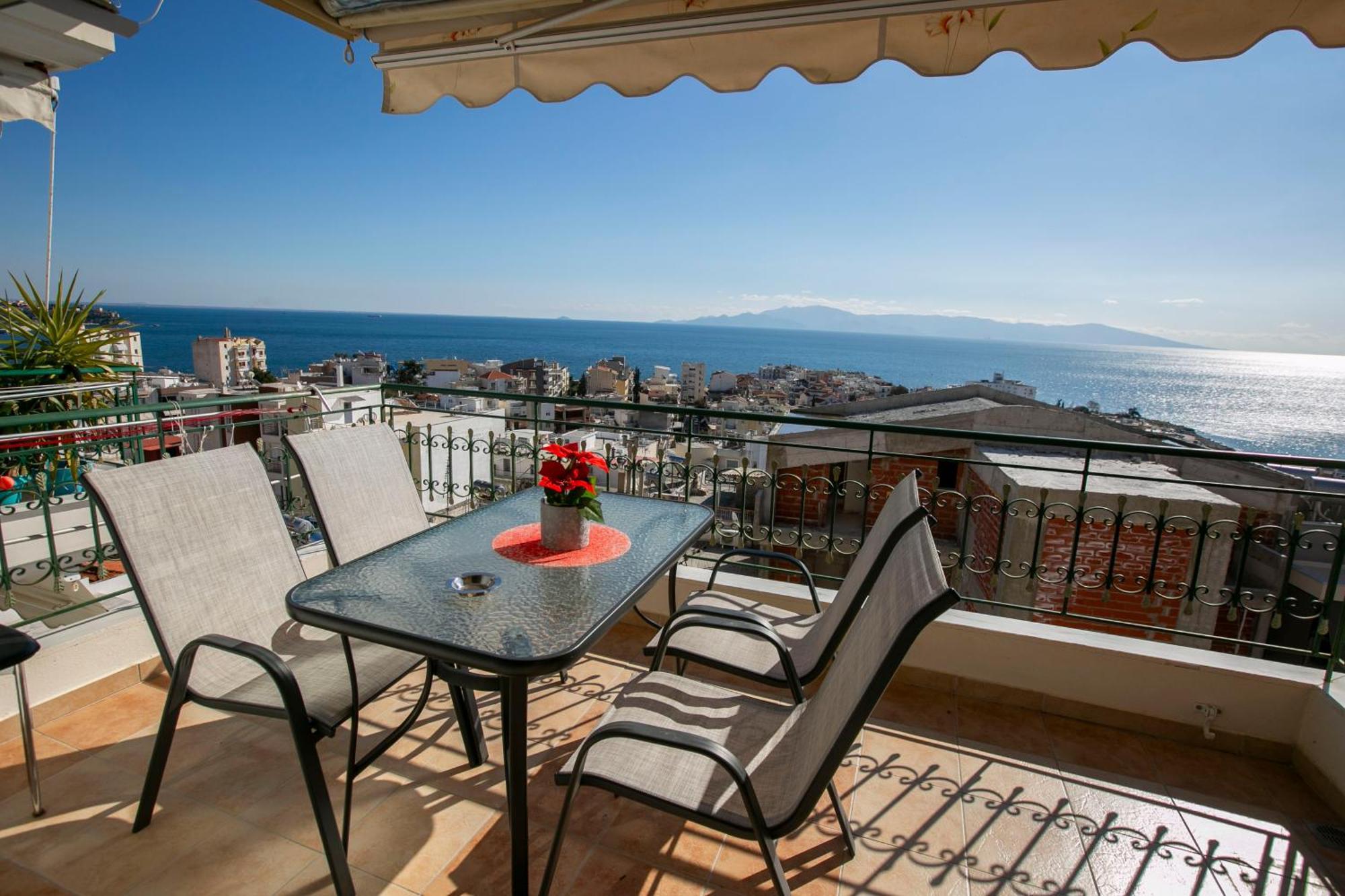 Kathys Sea View Apartment Kavala Dış mekan fotoğraf